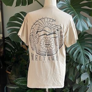 Neutral Beige Graphic T-Shirt